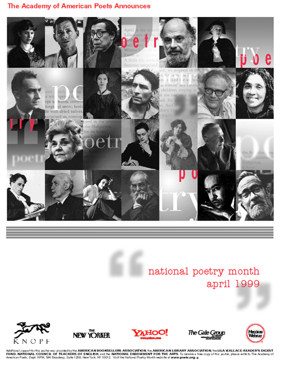 National Poetry Month Poster 1999