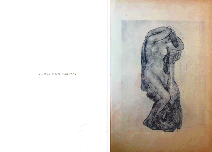 woman with garment gibran